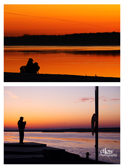 Dawn Photographer Silhouettes