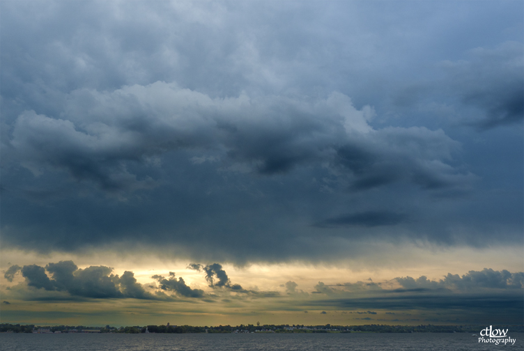 Cloudy Dawn St. Lawrence River