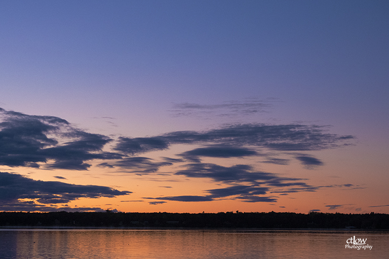 Dawn St. Lawrence River Clouds