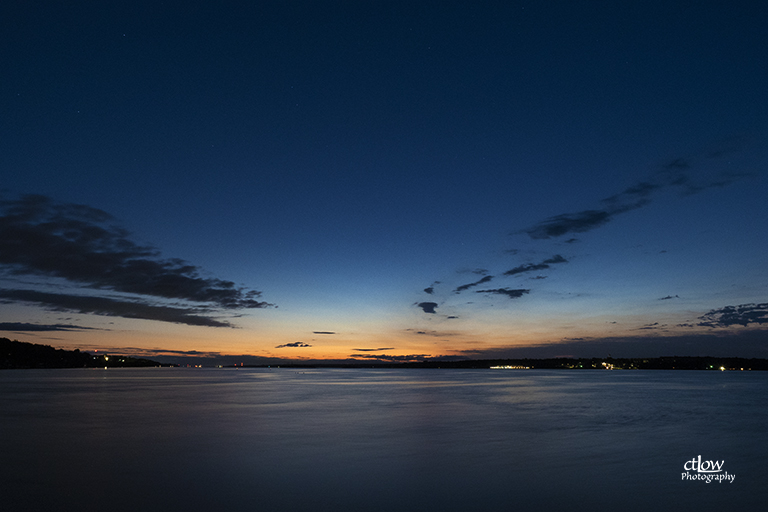 Dawn St. Lawrence River cloud