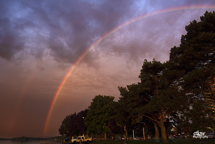 Double Rainbow Blockhouse Island