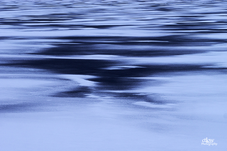 River Snow and Ice Patterns