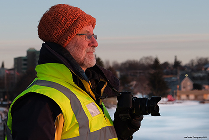 ctLow Charles T. Low photographer Brockville Ontario Marg Coolen sunrise Golden Hour portrait