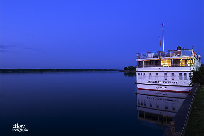 Canadian Empress cruise ship St. Lawrence River Cruise Lines overnight dock Brockville Ontario