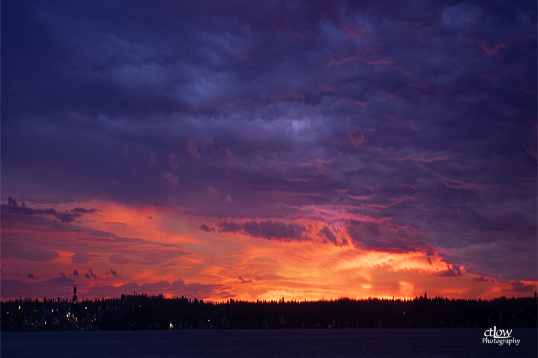 dawn river fiery cloud manipulation