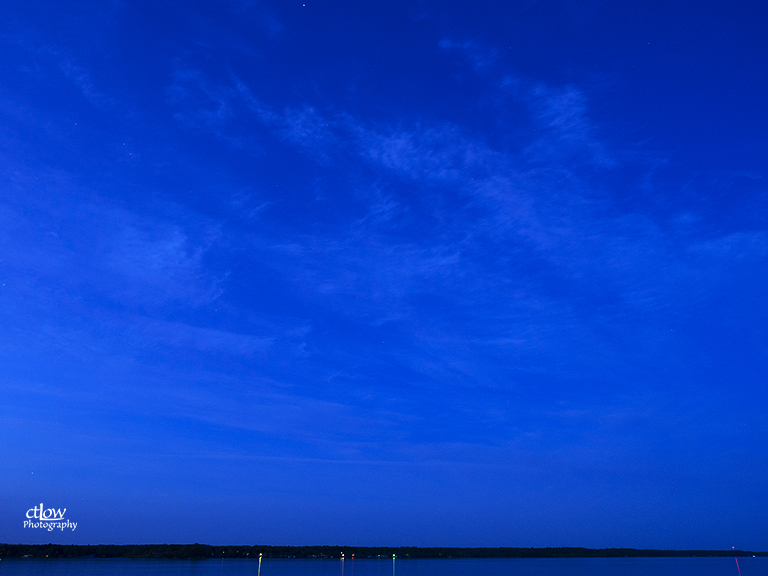 dawn cloud water sky river blue hour