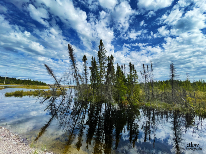 tiny island northern Manitoba