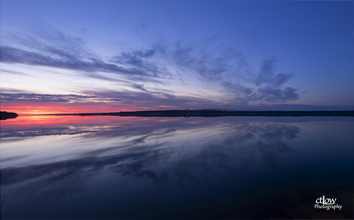 dawn river cloud