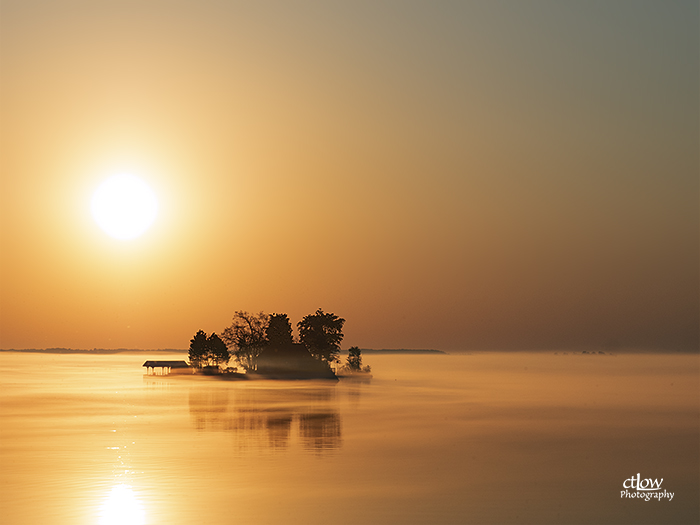 Island Sunrise Fog