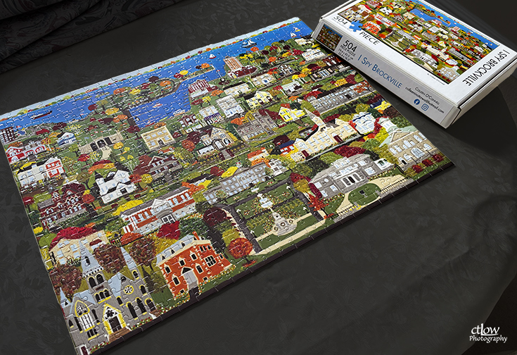 I Spy Brockville painting jigsaw puzzle Colleen O'Connell