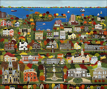 I Spy Brockville painting jigsaw puzzle Colleen O'Connell