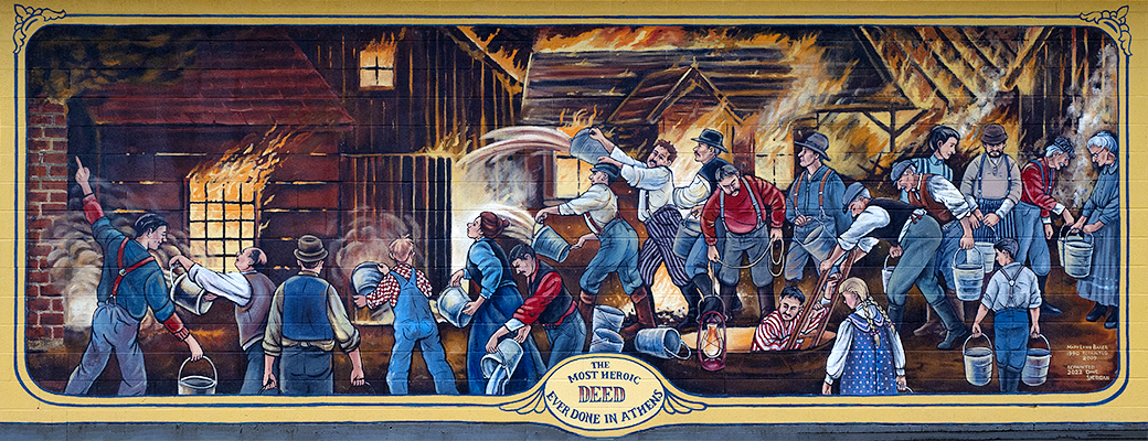 Athens Fire Hall Mural